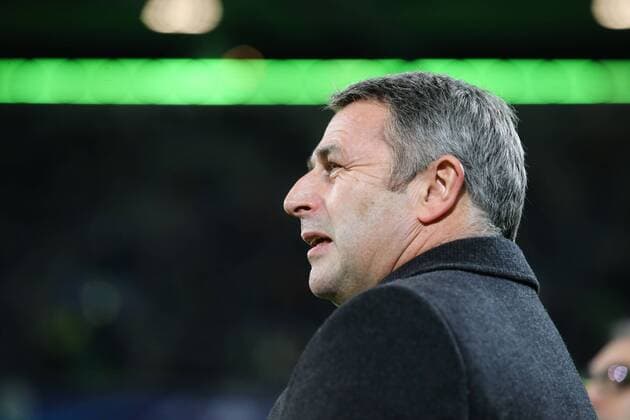 Manager Klaus Allofs (VfL Wolfsburg) - Champions League Achtelfinale Saison 2015-2016 VfL Wolfsburg vs. KAA Gent in der Volkswagen Arena in Wolfsburg - Deutschland, Fussball, Mann,Männer,08.03.2016