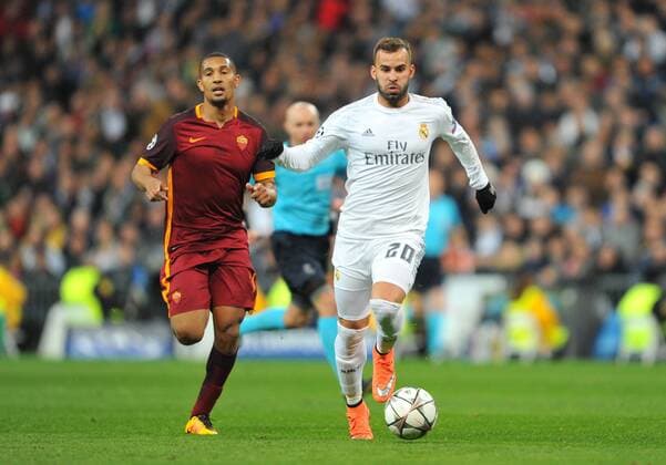 Jese (Real Madrid) in action during the UEFA Champions League Group A match between Real Madrid and AS Roma played at Estadio Santiago Bernabeu, Madrid - FOTO : J.M.Colomo  xJ.M.Colomox xx