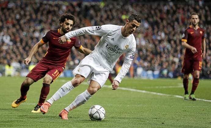 Second leg match of the 1 8 of the Champions League played between Real Madrid and AS Rom. In this picture, Cristiano Ronaldo. xANGELxRIVEROx 
