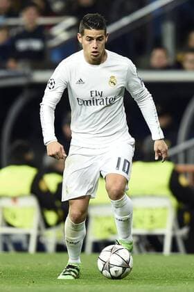 Fußball, Champions League 2015 2016, Real Madrid - AS Rom James Rodriguez 