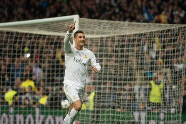 March 8, 2016 - Madrid, Spain - Goal Real MadridÃ‚Â s Portuguese Cristiano Ronaldo in action during the Champions league football match Real Madrid CF vs Roma at the Santiago Bernabeu stadium in Madrid on March 8, 2016. Real Madrid CF v AS Roma - UEFA Champions League Round of 16: Second Leg  - ZUMAn230