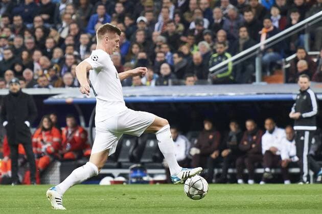 March 8, 2016 - Madrid, Spain - Toni Kroos (midfielder; Real Madrid) in action during the UEFA Champions League, round of 8 match between Real Madrid and Associazione Sportiva Roma at Santiago Bernabeu on March 8, 2016 in Madrid Real Madrid vs Associazione Sportiva Roma UEFA Champions League  - ZUMAg15_