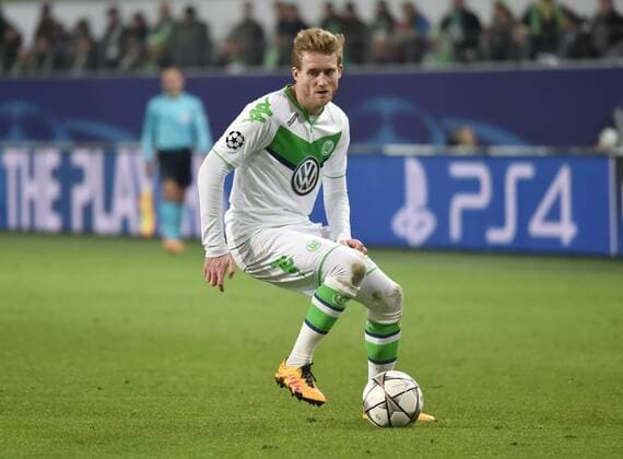 08.03.2016, Fussball, Saison 2015 2016, Champions League, Achtelfinale, VfL Wolfsburg - KAA Gent 1:0, Andre Schürrle, Andre Schuerrle (VfL Wolfsburg)
