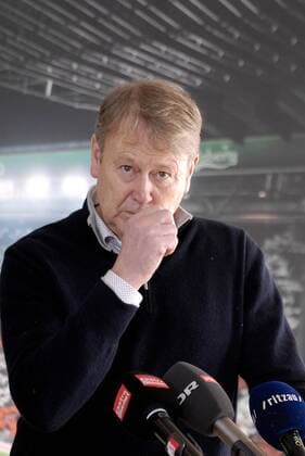 Fußball, Nationalteam Dänemark, Pressekonferenz von Trainer Age Hareide Bröndby Copenhagen Denmark 09 March 2016 Aage Hareide new head coach for danish national football team holds press conference PK Pressekonferenz at danish football union DBU office (Photo by FrancisxJosephxDean DeanPictures) 