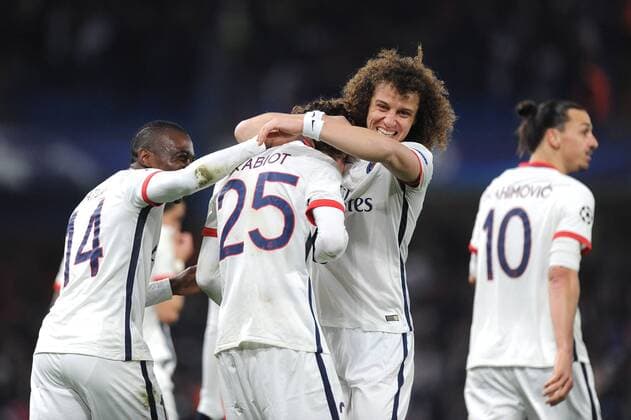 DAVID LUIZ (psg) - JOIE FOOTBALL : Chelsea FC London vs Paris St. Germain (PSG) - Champions League - 09 03 2016 FEPx 
