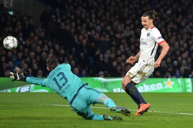 ZLATAN IBRAHIMOVIC (psg) - BUT FOOTBALL : Chelsea FC London vs Paris St. Germain (PSG) - Champions League - 09 03 2016 AnthonyBIBARD FEPx 