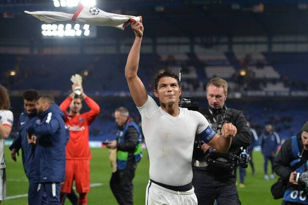 THIAGO SILVA (psg) - JOIE FOOTBALL : Chelsea FC London vs Paris St. Germain (PSG) - Champions League - 09 03 2016 AnthonyBIBARD FEPx 