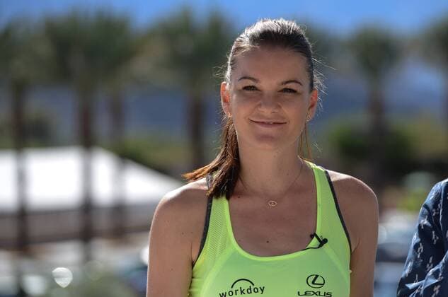 Tennis, WTA Turnier in Indian Wells, Agnieszka Radwanska Pressetermin March 9, 2016 - Indian Wells, California, United States - AGA RADWANSKA at the WTA Tennis Damen media day event at the BNP Paribas Open in Indian Wells California. Tennis 2016 - BNP Paribas Open - Day 3 - ZUMAl132