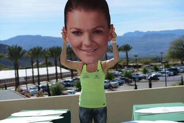Tennis, WTA Turnier in Indian Wells, Agnieszka Radwanska Pressetermin March 9, 2016 - Indian Wells, California, United States - AGA RADWANSKA at the WTA Tennis Damen media day event at the BNP Paribas Open in Indian Wells California. Tennis 2016 - BNP Paribas Open - Day 3 - ZUMAl132