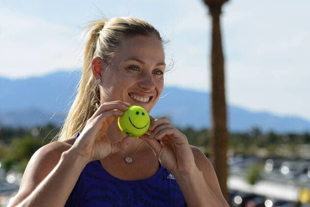 March 9, 2016 - Indian Wells, California, United States - ANGELIQUE KERBER at the WTA Tennis Damen media day event at the BNP Paribas Open in Indian Wells California. Tennis 2016 - BNP Paribas Open - Day 3 - ZUMAl132