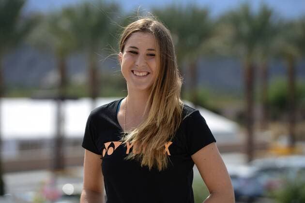 March 9, 2016 - Indian Wells, California, United States - BELINDA BENCIC at the WTA Tennis Damen media day event at the BNP Paribas Open in Indian Wells California. Tennis 2016 - BNP Paribas Open - Day 3 - ZUMAl132