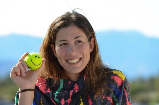 March 9, 2016 - Indian Wells, California, United States - GARBINE MUGURUZA at the WTA Tennis Damen media day event at the BNP Paribas Open in Indian Wells California. Tennis 2016 - BNP Paribas Open - Day 3 - ZUMAl132
