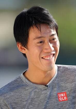 09 Mar. 2016: Tennis player Kei Nishikori (JPN) talks with the media during the tennis all-access hour and ATP Tennis Herren Tour Media Day at the BNP Paribas Open played at the Indian Wells Tennis Garden in Indian Wells, CA. (Photo By John Cordes Icon Sportswire) TENNIS: MAR 09 BNP Paribas Open Icon506160309019 EDITORIAL USE ONLY
