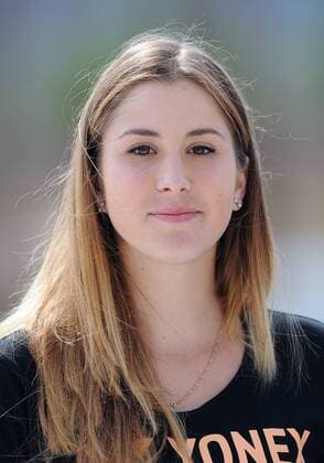 09 Mar. 2016: Tennis player Belinda Bencic (SUI) talks with the media during the tennis all-access hour and ATP Tennis Herren Tour Media Day at the BNP Paribas Open played at the Indian Wells Tennis Garden in Indian Wells, CA. (Photo By John Cordes Icon Sportswire) TENNIS: MAR 09 BNP Paribas Open Icon506160309025 EDITORIAL USE ONLY