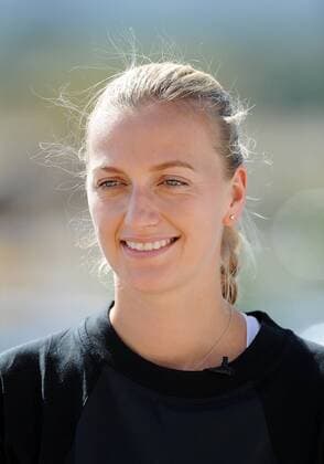 09 Mar. 2016: Tennis player Petra Kvitova (CZE) talks with the media during the tennis all-access hour and ATP Tennis Herren Tour Media Day at the BNP Paribas Open played at the Indian Wells Tennis Garden in Indian Wells, CA. (Photo By John Cordes Icon Sportswire) TENNIS: MAR 09 BNP Paribas Open Icon506160309030 EDITORIAL USE ONLY