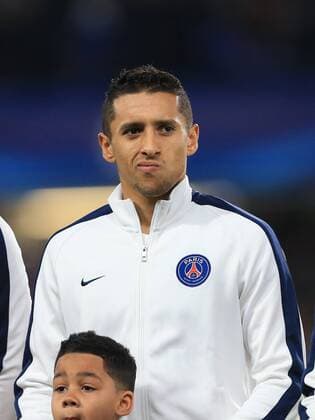 PSG s Marquinhos in action - UEFA Champions League - Chelsea vs Paris Saint Germain - Stamford Bridge - London - England - 9th March 2016 - Pic David Klein Sportimage EDITORIAL USE ONLY. No use with unauthorised audio, video, data, fixture lists, club league logos or live services. Online in-match use limited to 120 images, no video emulation. No use in betting, games or single club league player publications.