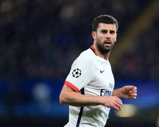 PSG s Thiago Motta in action - UEFA Champions League - Chelsea vs Paris Saint Germain - Stamford Bridge - London - England - 9th March 2016 - Pic David Klein Sportimage EDITORIAL USE ONLY. No use with unauthorised audio, video, data, fixture lists, club league logos or live services. Online in-match use limited to 120 images, no video emulation. No use in betting, games or single club league player publications.