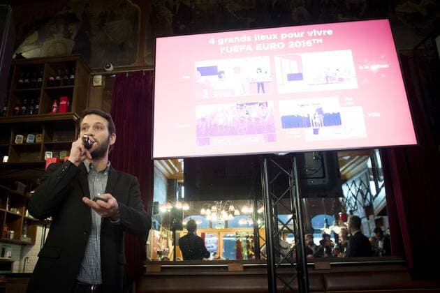 Gregory Quentin - Havas Sports Präsentation des Coca Cola Sponsoring bei der EURO 2016 - 10 03 2016 JBAutissierx 