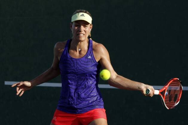 Tennis, WTA-Turnier in Indian Wells, Angelique Kerber Training Angelique Kerber