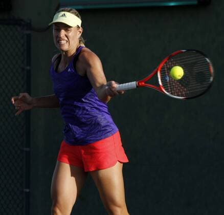 Tennis, WTA-Turnier in Indian Wells, Angelique Kerber Training Angelique Kerber
