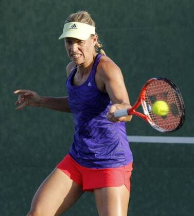 Tennis, WTA-Turnier in Indian Wells, Angelique Kerber Training Angelique Kerber