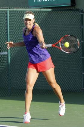 Tennis, WTA-Turnier in Indian Wells, Angelique Kerber Training Angelique Kerber