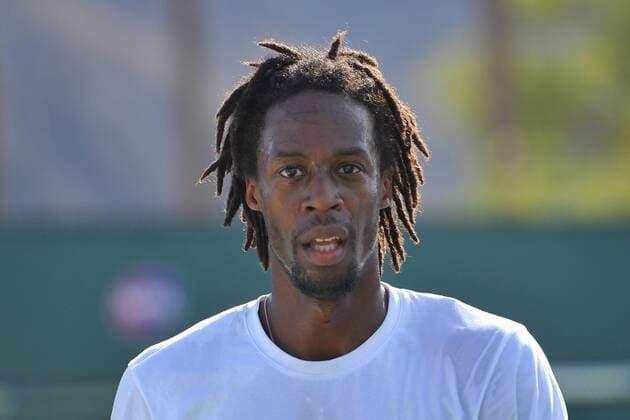 Gael Monfils (fra) TENNIS : Tournament of Indian Wells 2016 - 10 03 2016 TennisMagazine Panoramic 