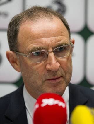 FuÃŸball, Nationalteam Irland, Pressekonferenz von Martin O Neill 11.03.2016. FAI National Training Centre, Abbotstown, Dublin, Ireland. Republic of Ireland manager Martin O Neill during a squad announcement. xPeterxFitzpatrickx  ActionPlus11716356