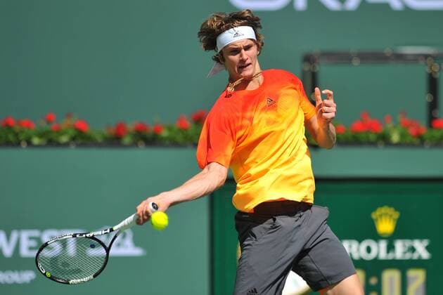 Alexander Zverev (Ger) - Tennis, Indian Wells 2016, USA - 11 03 2016 TennisMagazine Panoramic 