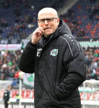 12.03.2016, Fussball, Saison 2015 2016, 1. Bundesliga, 26. Spieltag, Hannover 96 - 1. FC Koeln, Trainer Thomas Schaaf (Hannover 96)