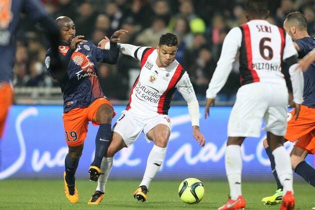 Hatem BEN ARFA (nice) FOOTBALL : HSC Montpellier vs OGC Nice - Ligue 1 - 12 03 2016 RichardGosselin Panoramic 