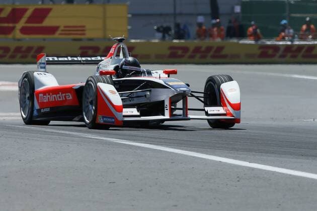 Mahindra Racing German pilot Nick Heidfeld drives his electric car during the 5th stage of the Formula E held at Hermanos Rodriguez circuit in Mexico City, Mexico, 12 March 2016. EFE Jose Mendez MEXICO FORMILA E !ACHTUNG: NUR REDAKTIONELLE NUTZUNG!  MDF002 20160312-635934159314871411