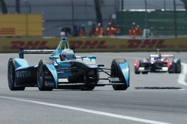 Nextev TCR Brazilian pilot Nelson Piquet drives his electric car during the 5th stage of the Formula E held at Hermanos Rodriguez circuit in Mexico City, Mexico, 12 March 2016. EFE Jose Mendez MEXICO FORMILA E !ACHTUNG: NUR REDAKTIONELLE NUTZUNG!  MDF008 20160312-635934160811379411