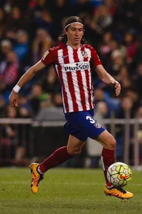 12.03.2016. Madrid, Spain. Filipe Luis Kasmirski (3) Atletico de Madrid. La Liga match between Atletico de Madrid and Deportivo de la Coruna at the Vicente Calderon stadium in Madrid, Spain, March 12, 2016 . xEnriquexdexlaxFuentex  ActionPlus11717178