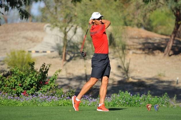 Tennis, Rafael Nadal spielt Golf in Indian Wells Rafael Nadal playing golf at Indian Wells TENNIS : Tournoi d Indian Wells 2016 - 12 03 2016 TennisMagazinex 
