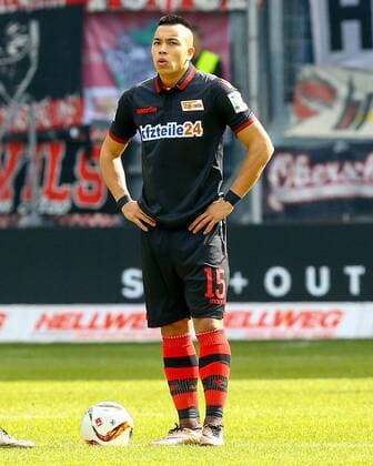 Duisburg Bobby Wood ( 15, 1. FC Union Berlin), MSV Duisburg vs 1. FC Union Berlin, Fussball, 2. Bundesliga, 12.03.2016, Copyright: Deutzmann Eibner-Pressefoto EP_CDN
