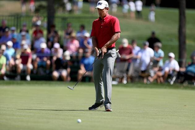 March 12, 2016 - Palm Harbor, Florida, U.S. - DOUGLAS R. CLIFFORD.Charles Howell III misses a put at the fourth hole while competing in the third round of the PGA Golf Herren Tour s Valspar Championship at the Innisbrook Respoort and Country Club in Palm Harbor. PGA 2016 - Valspar Championship Florida - ZUMAs70_