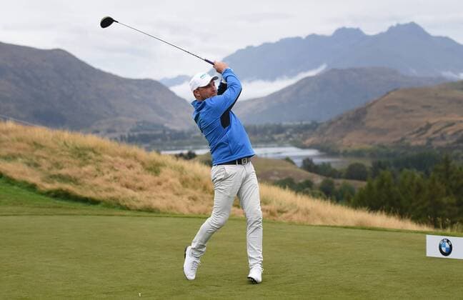 13.03.2016. Arrowtown, New Zealand. Brendon McCullum during The ANZ Challenge and round 4 at The Hills during 2016 BMW ISPS Handa New Zealand Open. Sunday 13 March 2016. xAndrewxCornagax  ActionPlus11717534