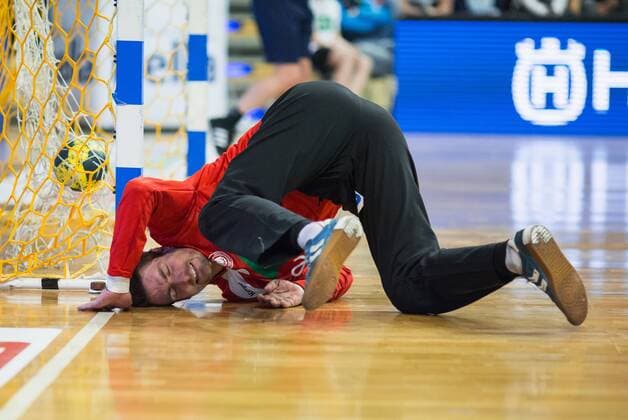 Berlin, Deutschland, 13.03.2016: Handball Länderspiel zur Vorbereitung auf Olympia 2016 - Deutschland - Qatar. Carsten Lichtlein (Deutschland 16)