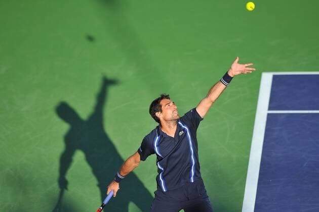 Jeremy Chardy (fra) TENNIS : Tournoi d Indian Wells 2016 - 13 03 2016 TennisMagazine Panoramic 