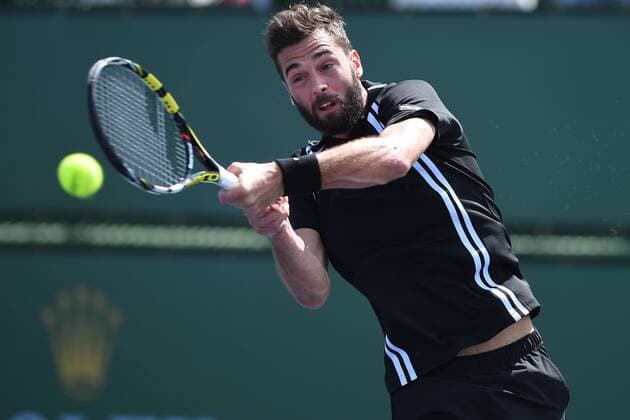 Benoit Paire (Fra) TENNIS : Indian Wells 2016 - 13 03 2016 TennisMagazine Panoramic 