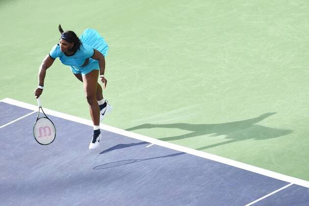 Serena Williams (USA) TENNIS : Indian Wells 2016 - 13 03 2016 TennisMagazine Panoramic 