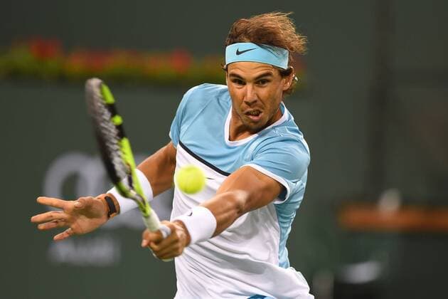 Rafael Nadal (Esp) TENNIS : Indian Wells 2016 - 13 03 2016 TennisMagazine Panoramic 
