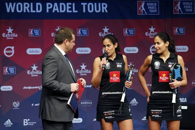 Padel-Tennis, World Padel Tour Präsentation in Madrid Spanish twin sisters Mapi and Majo Sanchez Alayeto,on top of the world ranking, during the presentation of the circuit World Padel Tour 2016, 14 March 2016, in Madrid, Spain. The World Padel Tour 2016 will kick off in Gijon (Spain) next 28 March and will tour through the main Spanish cities and those of Monaco, Argentina, Portugal and Italy. presentation of the 2016 World Padel Tour which will tour through the main Spanish cities and those of Monaco, Argentina, Portugal and Italy !ACHTUNG: NUR REDAKTIONELLE NUTZUNG!  GRA142 20160314-635935678661502592