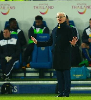 Fußball, Leicester City - Newcastle United Leicester City v Newcastle United . . Leicester, UK . . 14.03.2016 Claudio Ranieri (Leicester manager) 