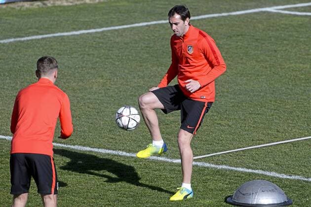 Atletico training session in Majadahonda. In this picture, Godin. xJUANxAGUADOx 