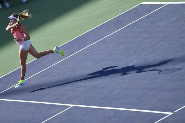 Eugenie Bouchard (Can) TENNIS : Tournoi d Indian Wells 2016 - 14 03 2016 TennisMagazinex 