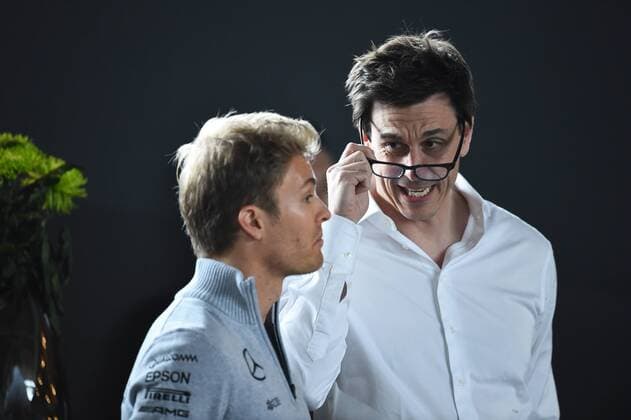 Nico Rosberg; Toto Wolf, Sportchef, Mercedes Grand Prix, formula 1 GP, Australien in Melbourne, 15.03.2016 Photo:mspb Jerry Andre Nico Rosberg; Toto Wolf, formula 1 GP, Australien RV RACING PRESS