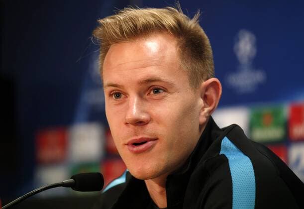 Fußball, Champions League, Marc-Andre ter Stegen FC Barcelona PK BARCELONA -march 15- SPAIN: Andre Ter Stegen during the press conferenvce after the training before the Champions League match against Arsenal, held in the Ciutat Esportiva Joan Gamper, on march 15, 2016. Photo: Joan Valls Urbanandsport Cordon Press  xJoanxValls Urbanandsportx xFC-BARCELONA-TRAININGx