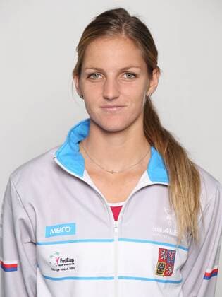 Tennis player Karolina Pliskova, member of the Czech Republic Fed Cup team (CTKxPhoto PavelxLebeda) CTKPhotoF201603151011801 